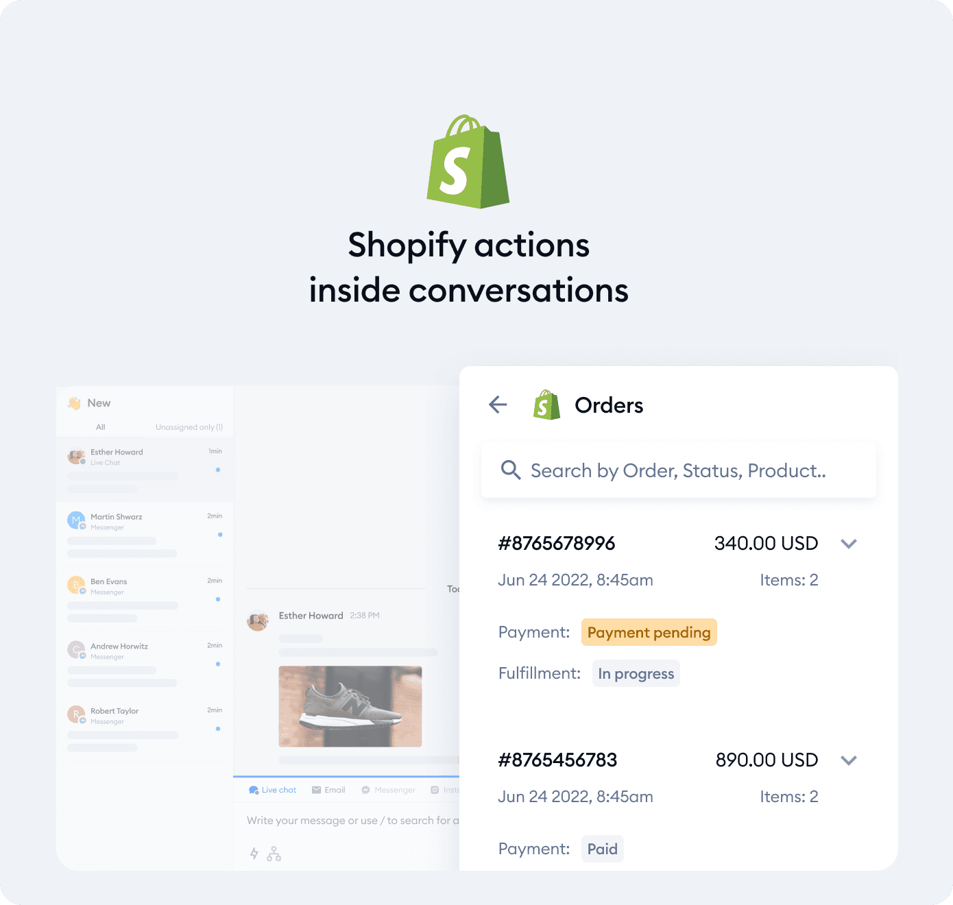 Enjoy a deep Shopify integration