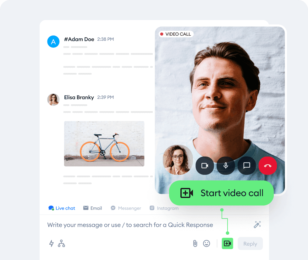 Offer personalized support with video calls